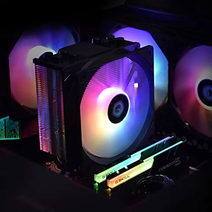 ID-Cooling SE-214-X ARGB, CPU Kühler mit RGB-Beleuchtung – Bild 3