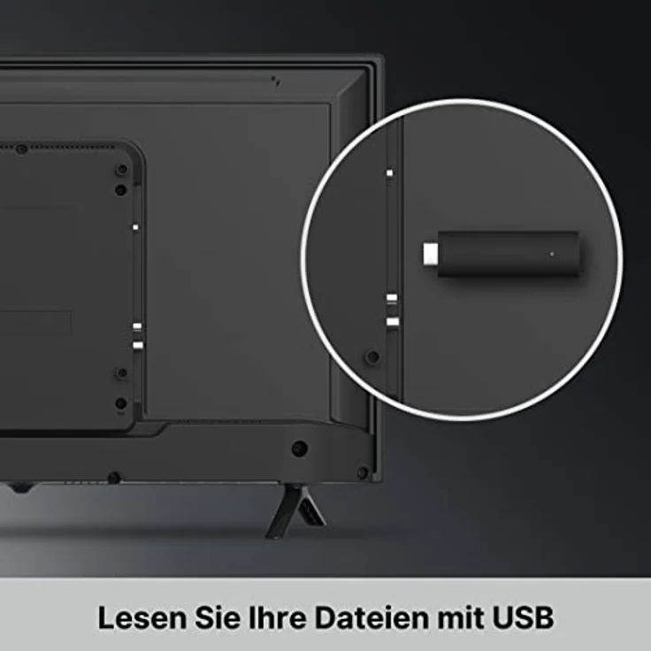 STRONG SRT 32HF2003 | HD TV | 32'' | 80 cm | HD Ready | DVB-T2/C/S2 | Hotelmodus | Kindersicherung | VESA 200x200 | CI Einschub | USB | HDMI | schwarz – Bild 4