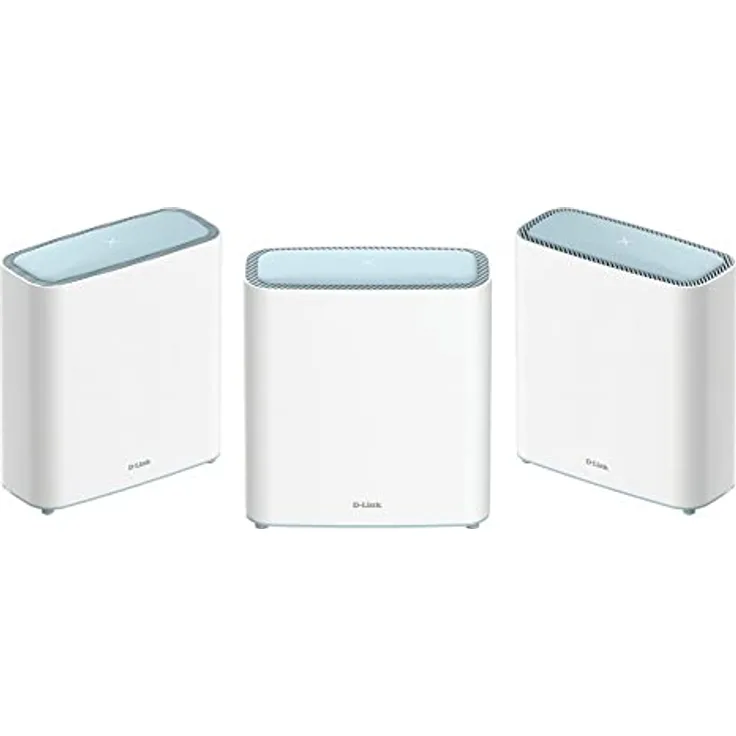 D-Link M32-3 Eagle PRO AI AX3200 Mesh System (3er Set, AI Wi-Fi/Traffic Optimiser, AI Parental Control, Gigabit Ports, MU-MIMO, 1024 QAM, OFDMA, WPA3, kompatibel mit Alexa/Google Assistant)