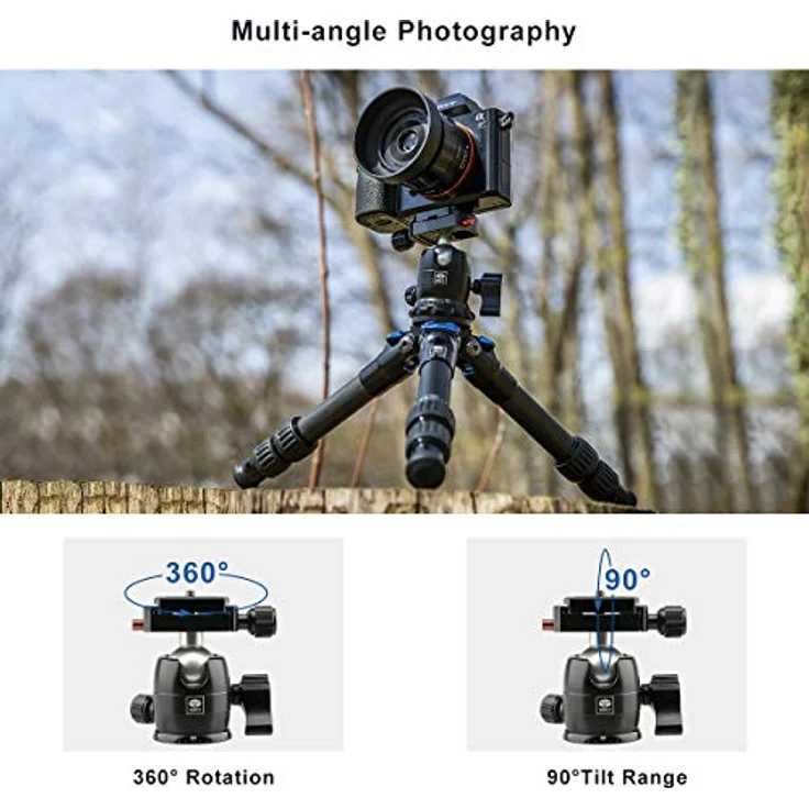 SIRUI B-00K Einsteiger Kugelkopf Alu schwarz - 70mm - B00-Serie – Bild 5