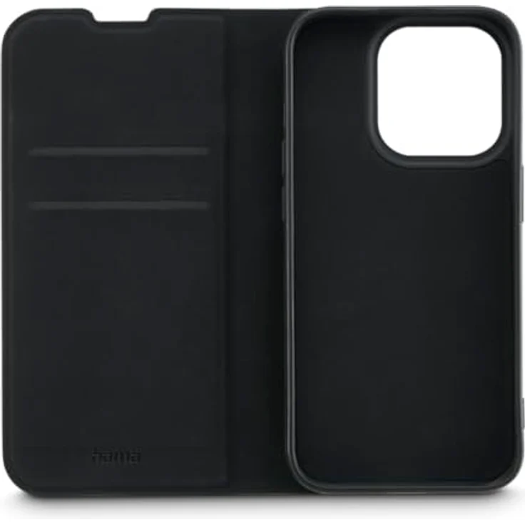 Hama Handytasche für iPhone 15 Pro, Etui mit Kartenfach und Standfunktion, extra Schutz von Display und Kamera, schwarz – Bild 3