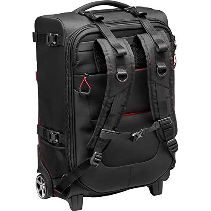 Manfrotto Switch-55 Pro Light 2-in-1 Trolley und Kamerarucksack, Rucksack für Camcorder, DSLR Kameras, Platz für bis zu 2 Kameragehäuse und Objektive, Tasche für 17-Zoll-PC und Dokumententasche - Preisvergleich – Bild 2