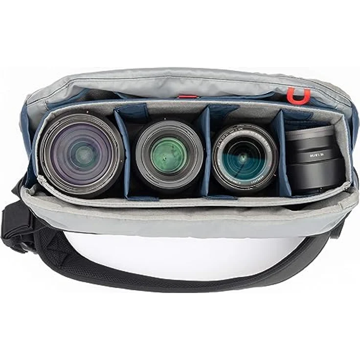 Think Tank PressPass Sling Bag für Kameras und Objektive, Schultertasche mit selbstschließenden YKK-RC-Sicherungsreißverschlüssen, schwarz – Bild 5