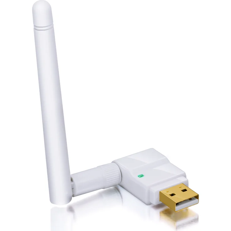 CSL WLAN-Dongle 300 Mbit/s, USB 2.0 Stick mit abnehmbarer Antenne, kompatibel mit Windows 8/8.1
