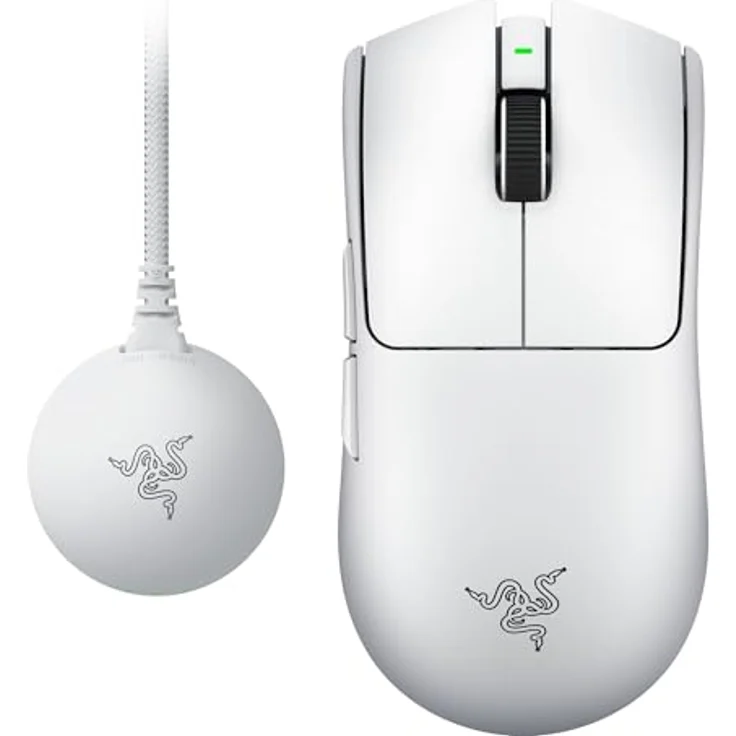 Razer Viper V4 Pro, kabellose E-Sport-Gaming-Maus mit Focus Pro 50K Sensor, 8000 Hz Polling, Ultraleicht mit 50g, optisches Scrollrad, PC/Mac | Weiß – Bild 1