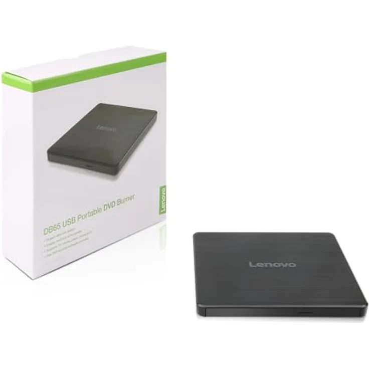 Lenovo Slim-DVD-Brenner DB65 (888015471), Schwarz – Bild 4