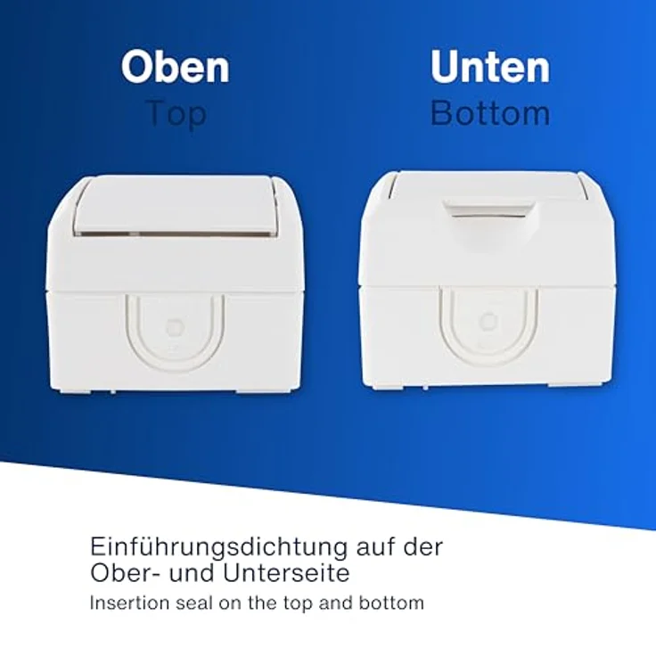 REV Ritter 0510243555 AquaForm AP-Steckdose, weiß – Bild 5