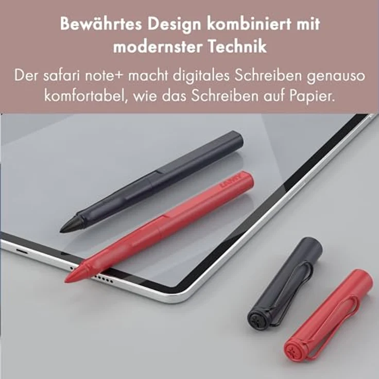 Lamy safari Note+ Ersatzspitze grey (2 Stk.) - Austauschbare Z130 Spitze - Stylus Pen Spitzen, iPad Schutz, einbau passt für Apple Pencil Alternative Lamy safari Note+ – Bild 3