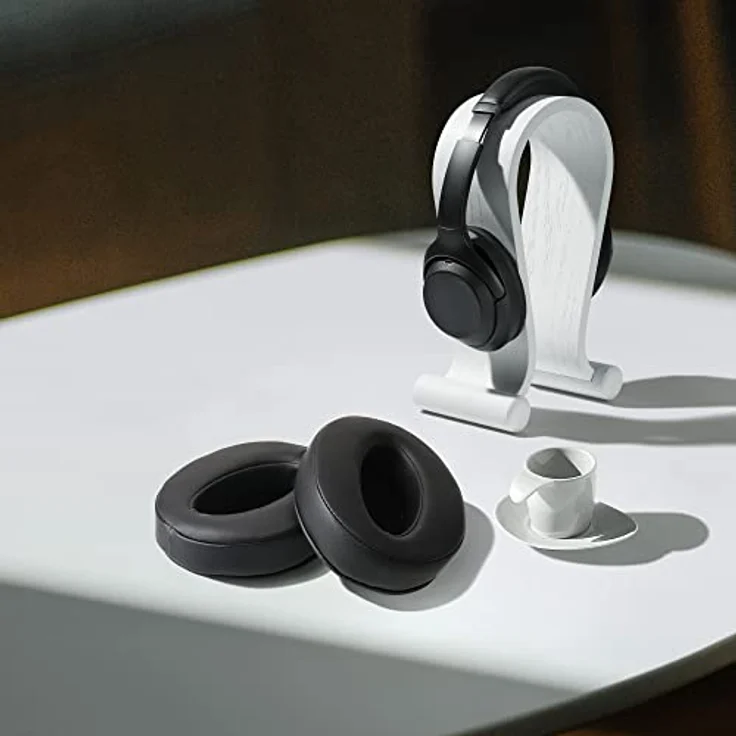 kwmobile 2X Ohrpolster kompatibel mit Sennheiser HD 4.50SE / HD 4.40BT / HD 4.30G / HD 4.20S - Kunstleder Polster für Over Ear Headphones in edler Lederoptik – Bild 5