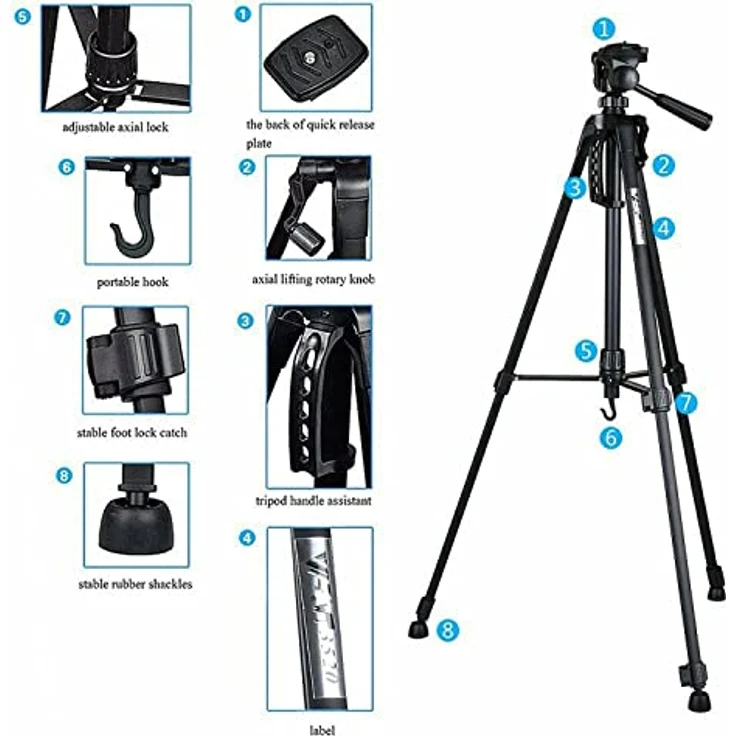 Nest WT 3520 Lightweight Tripod – Bild 8
