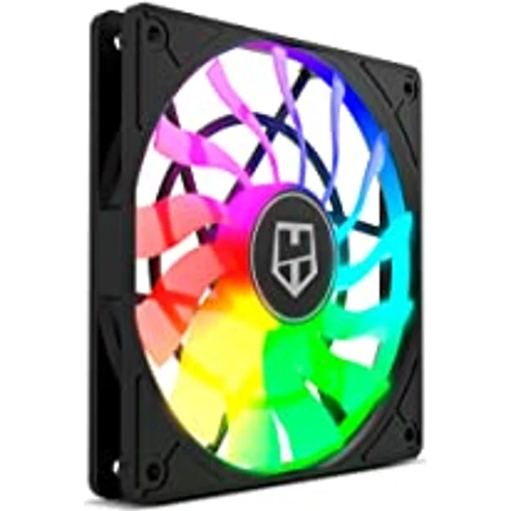 NOX XTREME PRODUCTS Hummer Slim Fan-NXHUMMERSLIMFAN 120mm PWM-Lüfter, ARGB, 13 durchsichtige Flügel, superschlankes und leises Design, hydraulische Lager, Gummiecken – Bild 5