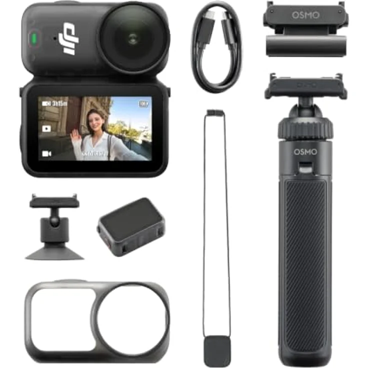 DJI Osmo Nano Camera, 4K Action-Cam mit 128 GB Speicher, Ultraweitwinkel und wasserdichtem Design – Bild 1