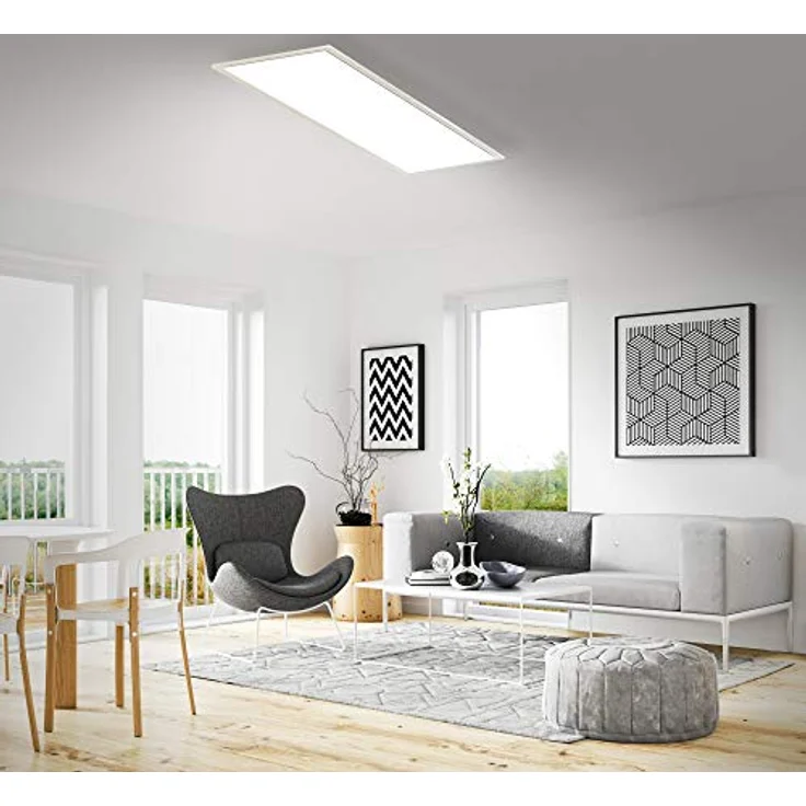 BRILONER – Deckenleuchte, LED Panel, Bürolampe, Deckenlampe, Neutralweißes Licht, 4.100 Lumen, 38W, 119.5 cm – Bild 4
