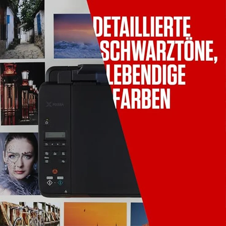 Canon PGI-580BK/CLI-581 Multipack, 5-tlg. Tintenpatrone in Schwarz, Cyan, Magenta und Gelb für PIXMA Drucker – Bild 6