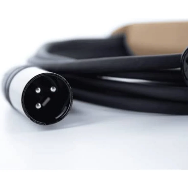 Cordial ED 10 FM, 10m XLR Verbindungskabel mit 3-poliger XLR-Buchse und -Stecker, Schwarz – Bild 7