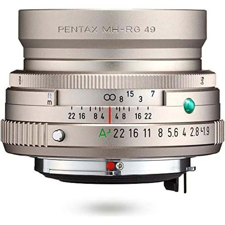 Pentax PENTAX-FA 43mm F1.8 Limited, Weitwinkelobjektiv mit HD-Vergütung für PENTAX K-System, Silber, 35 mm Vollformat