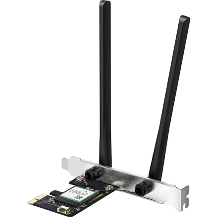 TP-Link MA70XE AX1800 PCIe WLAN/Bluetooth Adapter, Wi-Fi 6E (802.11ax), 1201 Mbit/s, Schwarz – Bild 2