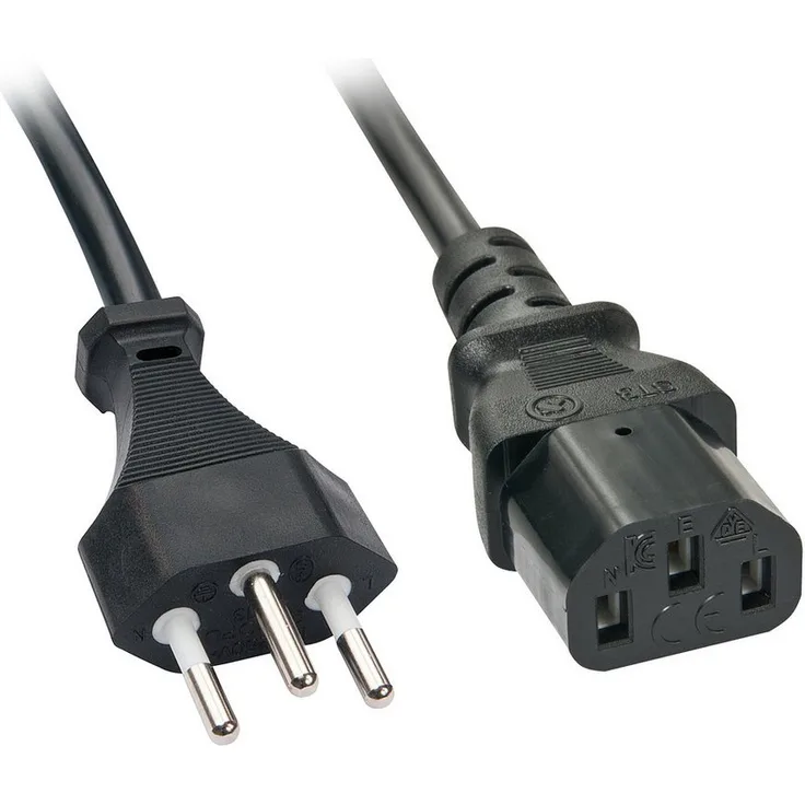 Lindy PC-Netzteil, Stromkabel SEV 1011 (M) zu power IEC 60320 C13, 70 cm, Schweiz