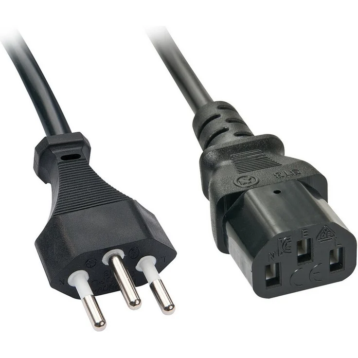 Lindy PC-Netzteil, Stromkabel SEV 1011 (M) zu power IEC 60320 C13, 70 cm, Schweiz