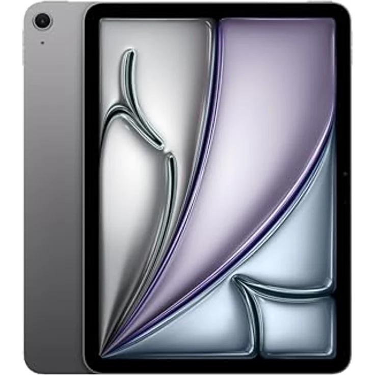 Apple 11" iPad Air 2024 (M2): Liquid Retina Display, 12 MP Querformat Frontkamera/12 MP Rückkamera, Touch ID, Batterie für den ganzen Tag – WLAN 6E, 256 GB, Space Grau – Bild 1