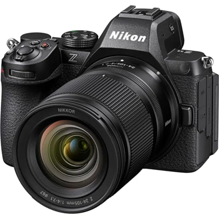 Nikon Z5II Kit Z 24-105 mm f/4-7.1, Vollformatkamera mit 24.5 MP, 5-Achsen Bildstabilisator, 4K Videoaufzeichnung und wetterfestem Gehäuse
