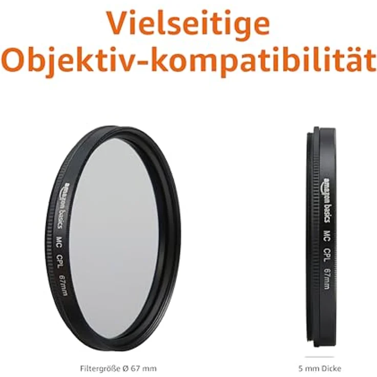 AmazonBasics Zirkularer Polarisationsfilter - 67mm – Bild 3