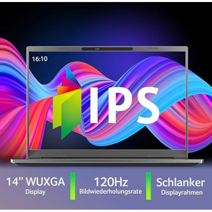 Acer Aspire 14 AI A14-11M-X7MH, 14" Notebook mit Snapdragon X X1-26-100, 512 GB SSD, 16 GB RAM, WUXGA IPS-Display und bis zu 28 Stunden Akkulaufzeit, Blau – Bild 3