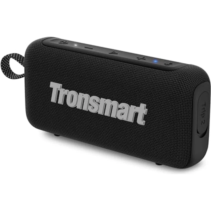 Tronsmart Trip 2 Bluetooth Lautsprecher, 20 Stunden Wiedergabezeit, IPX7 wasserdicht, 10W Bass, Stereopaarung, Schwarz – Bild 2