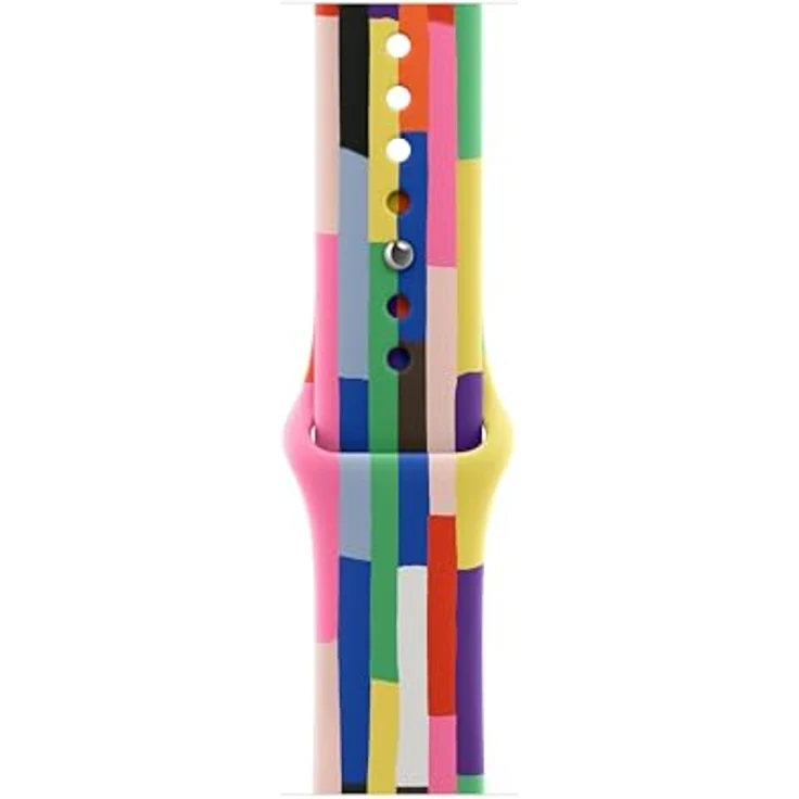 Apple Watch Band - Sportarmband - 46 mm - Pride Edition - M/L, farbige Fluorelastomer-Streifen, innovativer Pin-Verschluss – Bild 1