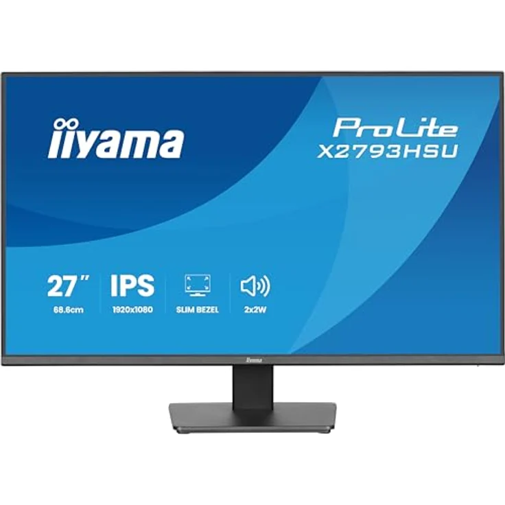 iiyama Prolite X2793HSU-B1 27" IPS LED-Monitor, Full-HD 120Hz, HDMI/DP/USB2.0, schwarz, Energieklasse C – Bild 2