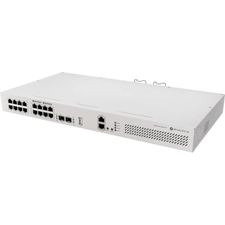 MikroTik Cloud Router Switch 418-8P-8G-2S+RM, Router mit RouterOS L5, Rackmount-Gehäuse – Bild 1