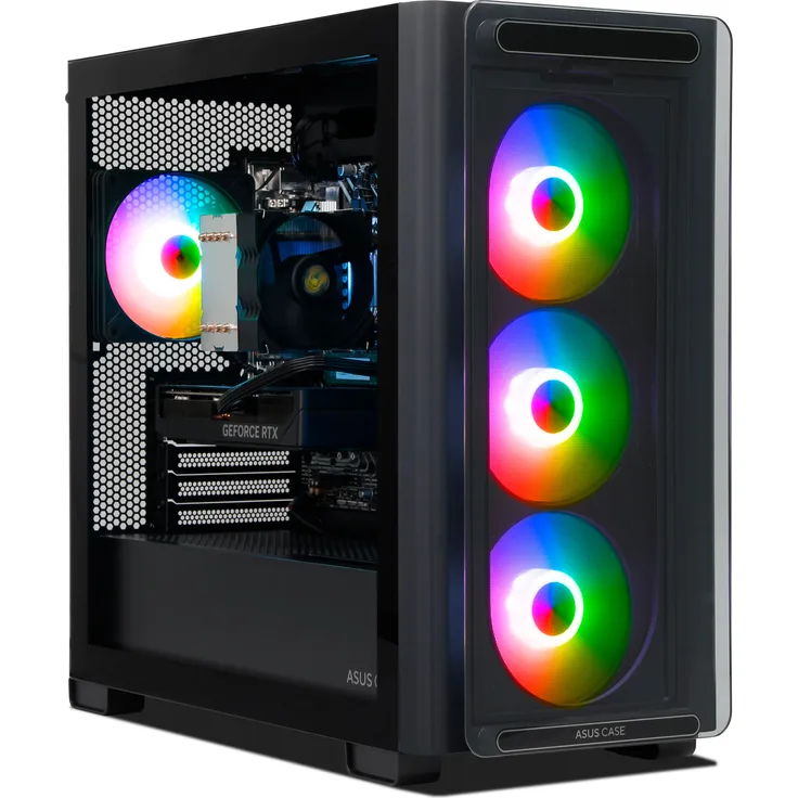 Ankermann Eternity Gaming PC, Intel Core i7-13700F, Nvidia GeForce RTX 5060 Ti 8GB, 16GB DDR5 RAM, 1TB NVMe SSD, RGB Gehäuse, Windows 11, WLAN & Bluetooth