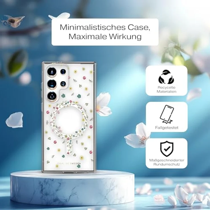 IDEAL OF SWEDEN Clear iPhone 17 Pro Hülle MagSafe - Petite Floral Design, Stoßfest, Dünn und Leicht, Umweltfreundlicher Schutz – Bild 2