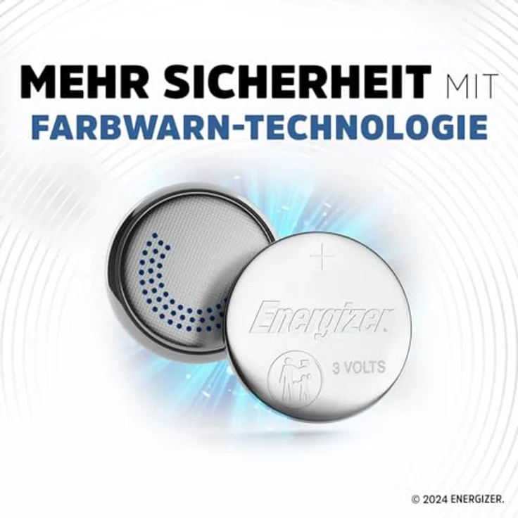 Energizer Max Lithium-Knopfzellen CR2025, langlebige Leistung für medizinische Geräte, Waagen, 2 Stück – Bild 5