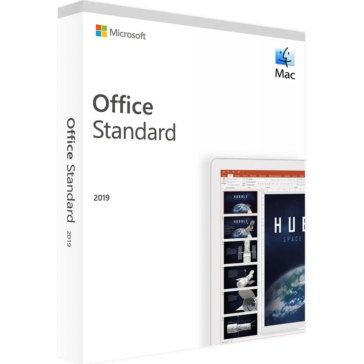 Microsoft Office 2019 Standard | Mac, Bürosoftware-Suite mit Word, Excel, PowerPoint, Outlook und OneNote