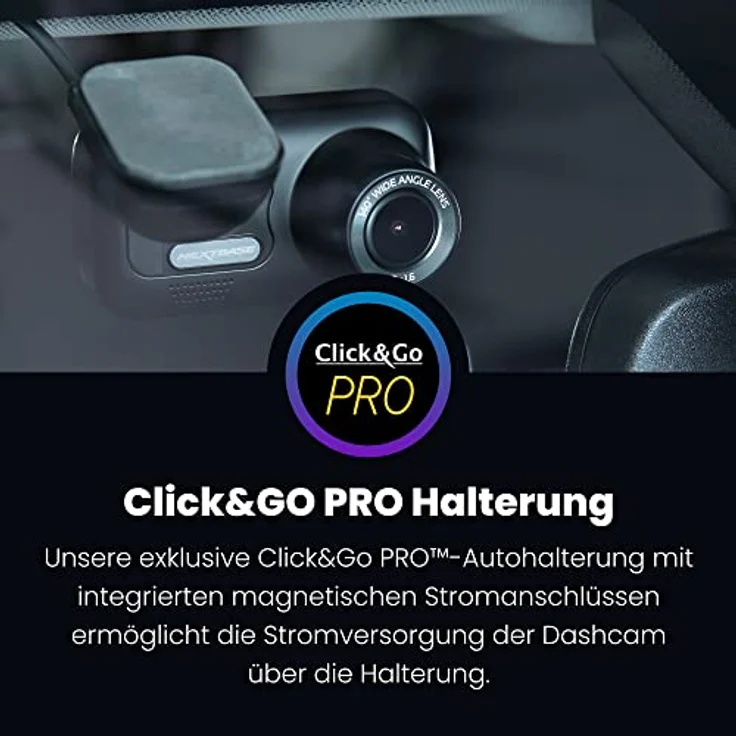 NextBase 222X Dashcam Blickwinkel horizontal max.=140° Rückfahrkamera – Bild 3