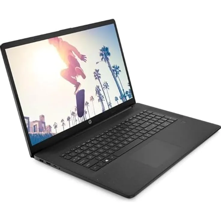 HP 17-cn0415ng, Laptop mit Intel® Celeron® 1,1 GHz, 43,9 cm (17,3"), 1920 x 1080 Pixel, 8 GB RAM, 512 GB SSD