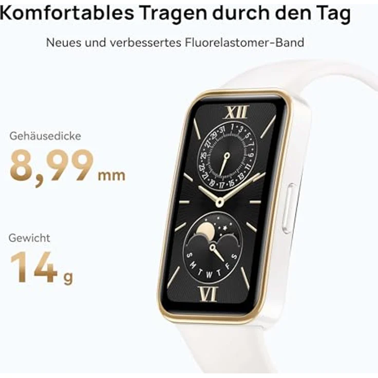 Huawei Band 9 Fitnessuhr (3,74 cm/1,47 Zoll), iOS & Android, AMOLED Display, Herzfrequenz- & Schlaftracking, Bluetooth 5.0, 5 ATM Wasserbeständigkeit – Bild 3