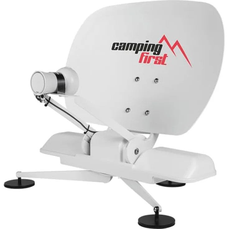 Camping First Satmex mobil 3, vollautomatische mobile Satellitenantenne mit 31dBi Signalverstärkung und Plug-&-Play Funktion – Bild 1