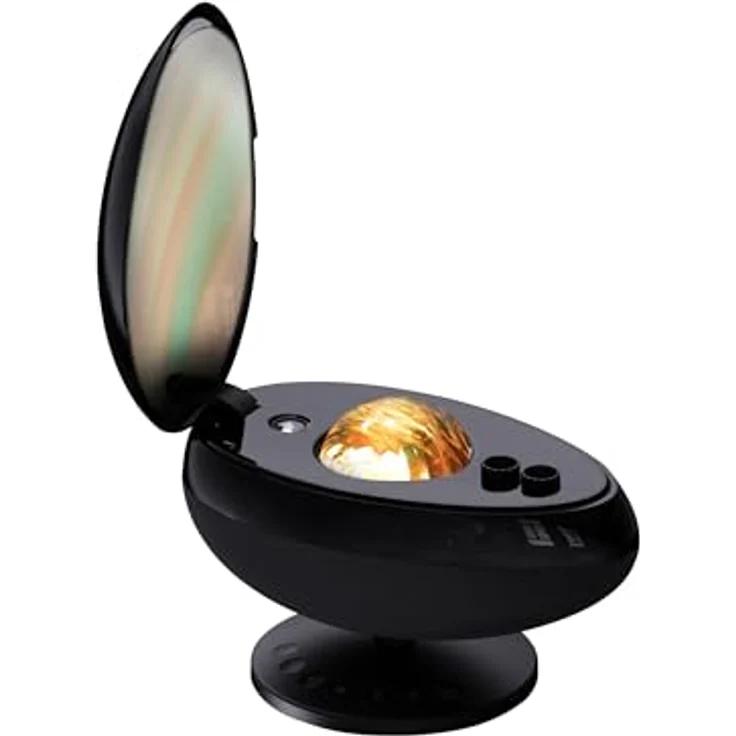 WANBO Eva Galaxy Projektion Nachtlicht, Bluetooth Lautsprecher mit 4 Beleuchtungsmodi, Typ-C-Anschluss, bis 20 Meter Reichweite – Bild 4