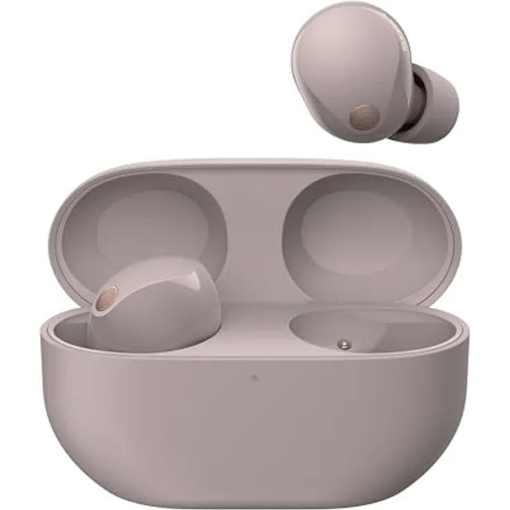 Sony WF-1000XM5 Kabellose Noise Cancelling Kopfhörer, Bluetooth, In-Ear-Kopfhörer, Mikrofon, bis zu 24 Stunden Akkulaufzeit, Schnellladefunktion, IPX4, iOS & Android kompatibel - Rosa