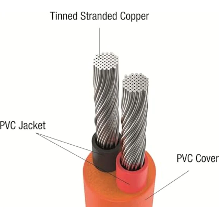 Jackery DC Solar Panel Extension JK-HTO728 Anschlußkabel, 5m, biegsam, für Außenanwendungen, langlebig – Bild 4