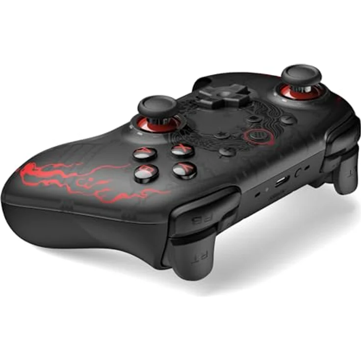 8bitdo Ultimate 2C Wireless Black Myth Wukong, Gaming Controller für PC und Android, Schwarz-Rot – Bild 2
