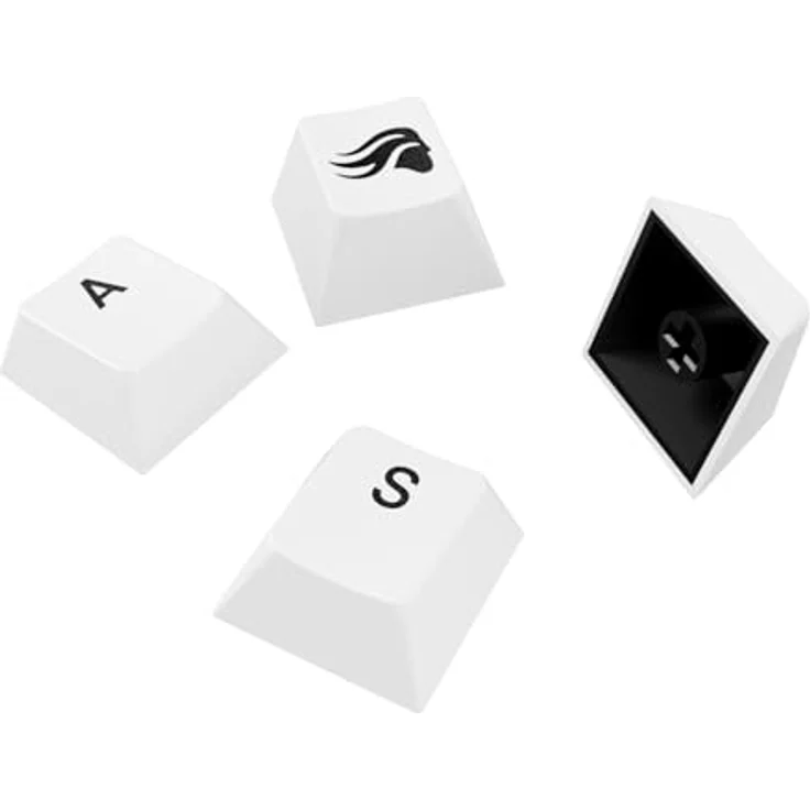 Glorious GPBT Basics Keycaps, ANSI Layout (US), PBT, Doubleshot - Classic White – Bild 4