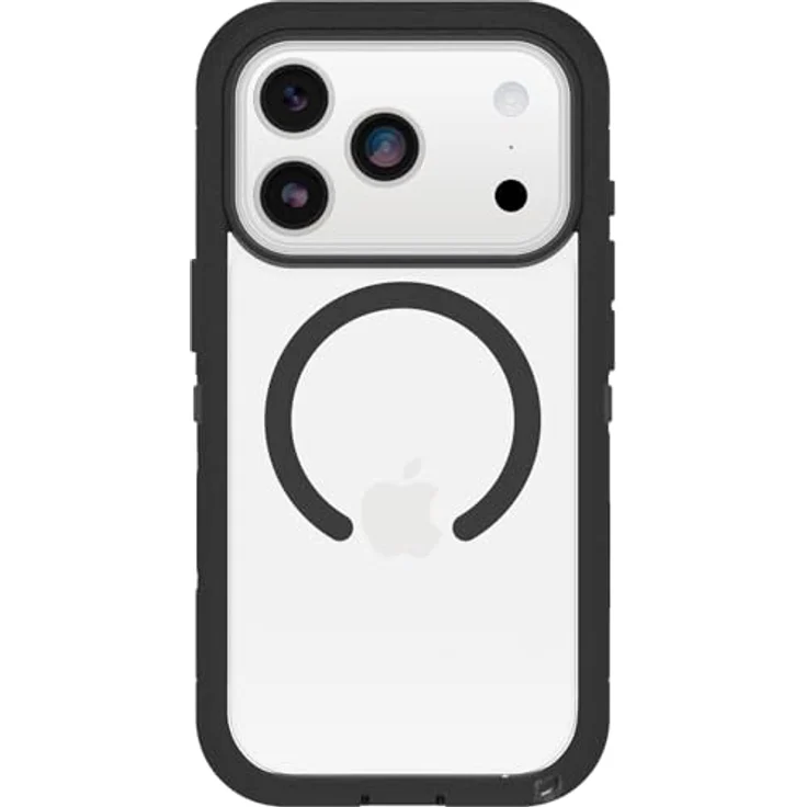 OtterBox Defender Series Pro XT Clear MagSafe Hülle für iPhone 17 Pro, stoßfest und ultra-robust, 7X Militärstandard getestet, transparent/schwarz, ohne Einzelhandelsverpackung – Bild 2