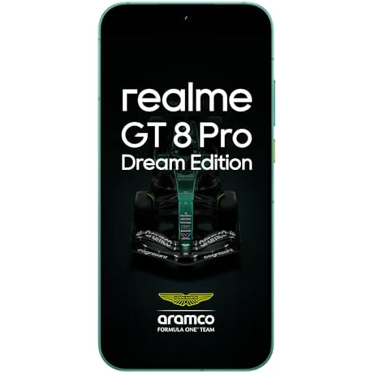realme GT 8 Pro Smartphone 16GB+512GB, 200-MP-Teleobjektiv, Snapdragon 8 Elite Gen 5, 7000-mAh-Titan-Akku, 120 W Schnellladen, Aston Martin Green – Bild 2
