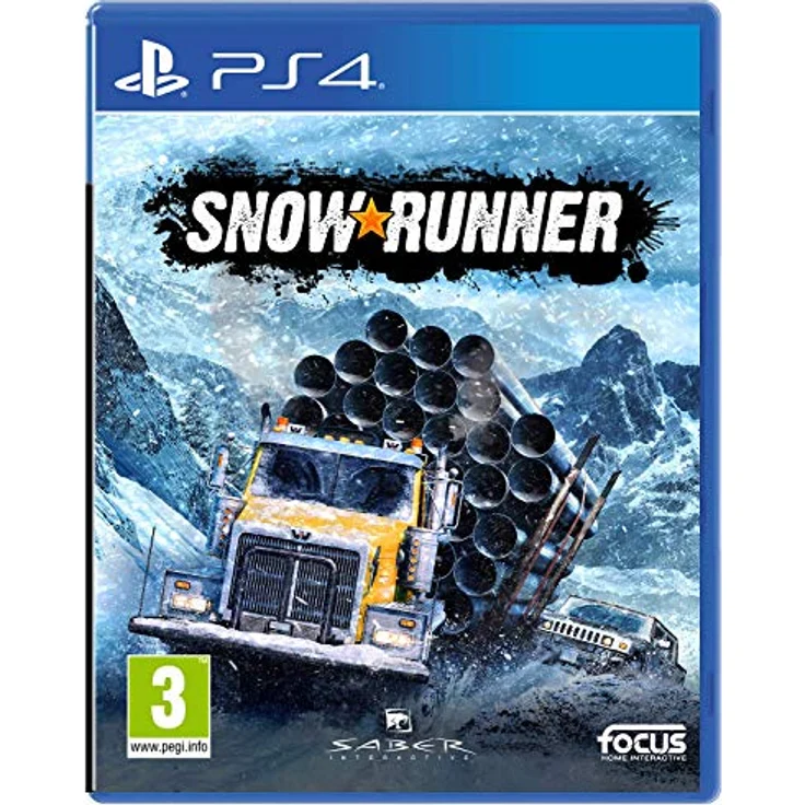 Maximum Games SnowRunner PS4, Off-Road-Spiel mit 40 Fahrzeugen und kooperativem Multiplayer – Bild 1