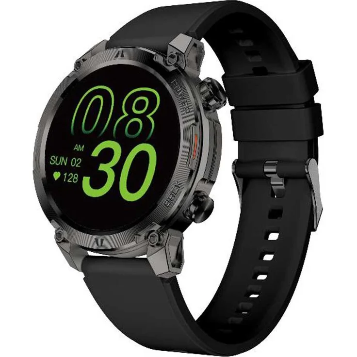 Nilox Trailwatch Sport Smartwatch, Schwarz, Herzfrequenz- und Schlafüberwachung, kompatibel mit Smartphones