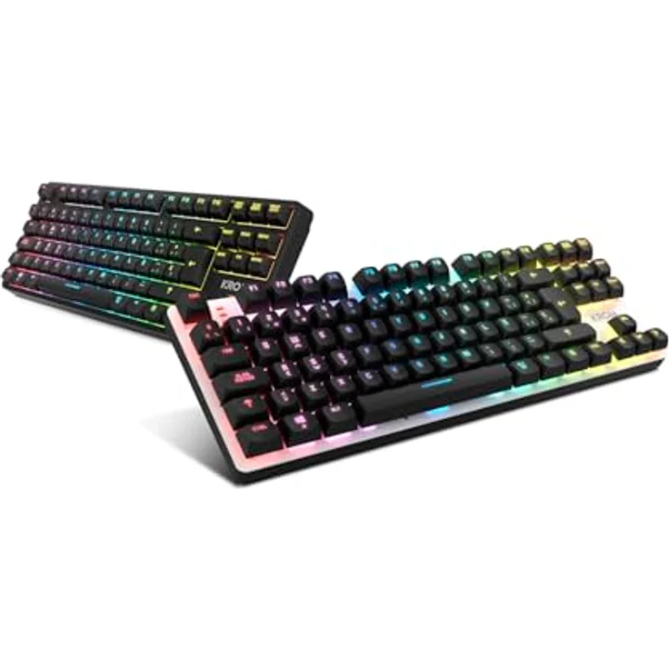 KROM KERNEL PRO - Mechanische Gaming-Tastatur RGB mit 18 Effekten, Bluetooth 5.3, TKL-Format, Hot-Swap, abnehmbare Abdeckung, spanisches Layout, schwarz oder weiß – Bild 5
