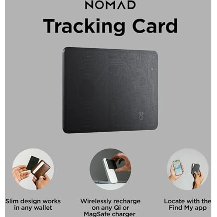 Nomad Tracking Card, Ortungskarte mit drahtloser Aufladung und bis zu 5 Monaten Akkulaufzeit – Bild 3